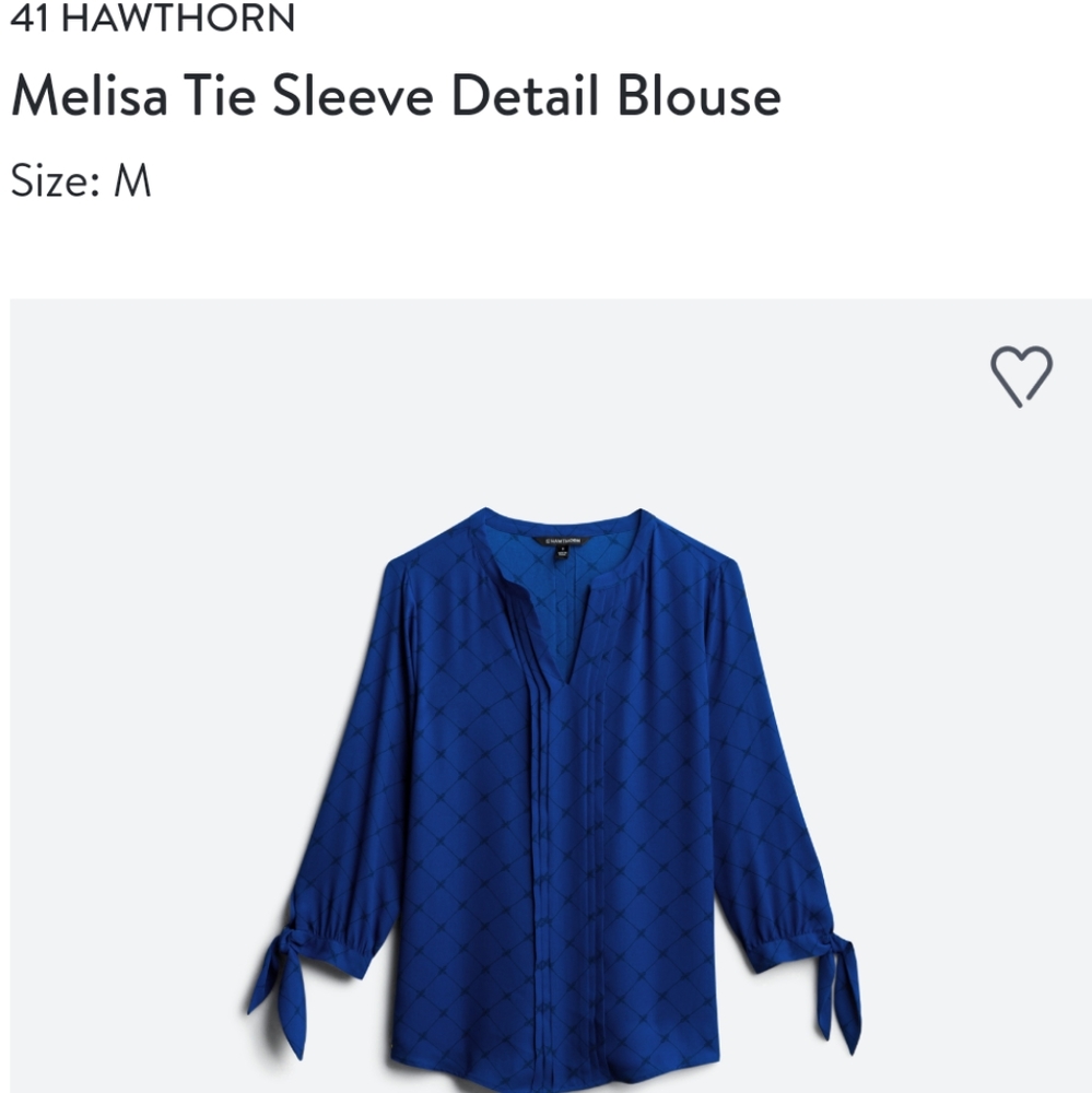 Stitch Fix 41 Hawthorn Tie Sleeve Blouse